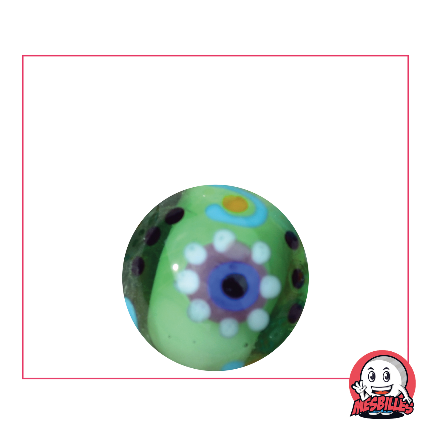 1 Green Gear Art Marble 22 mm
