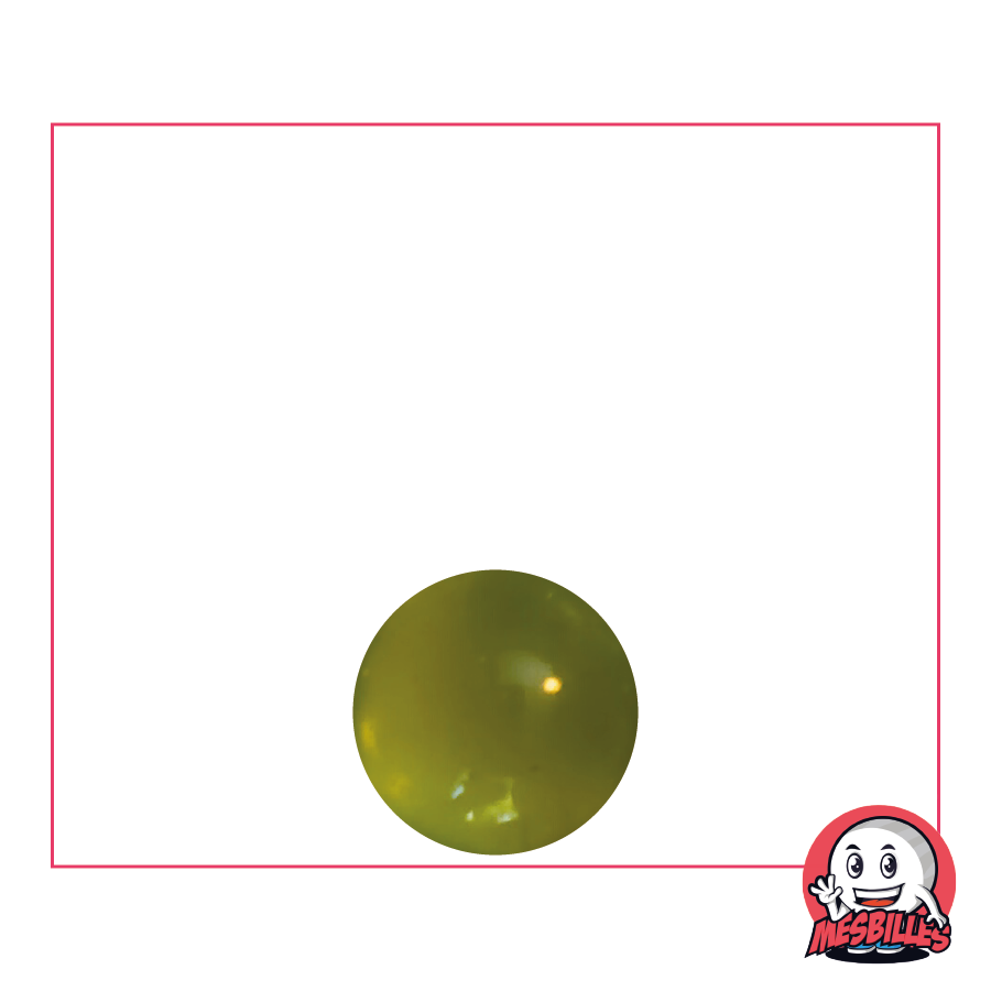 1 Green-Yellow Soft-Translucent Marble 08 mm
