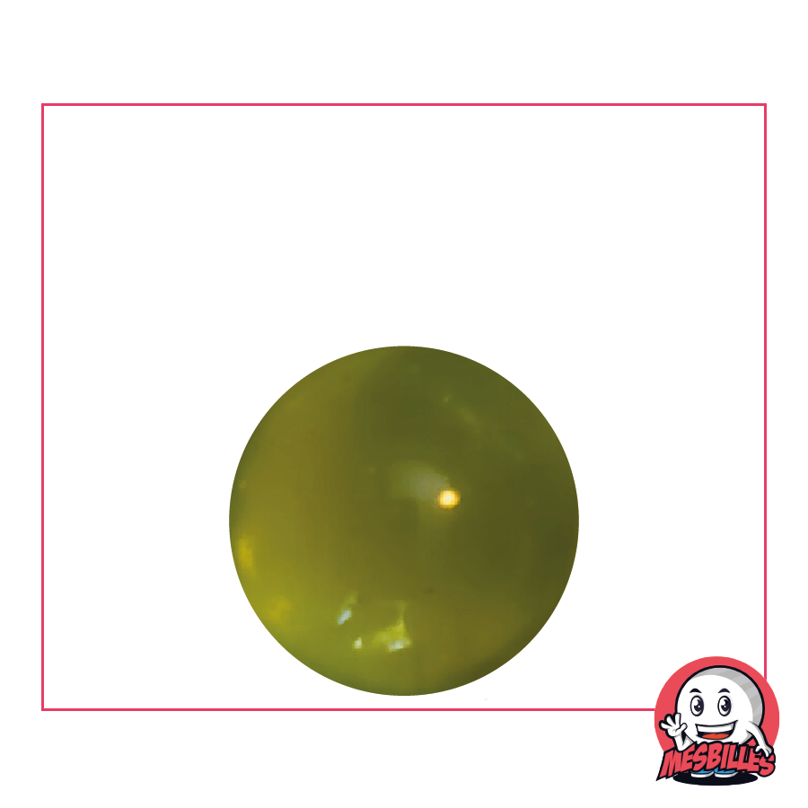 1 Marble Soft-Translucent Green-Yellow 22 mm