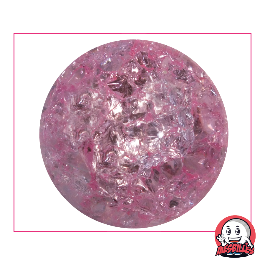 Large Marble Art krakel Rose, 50 mm marble