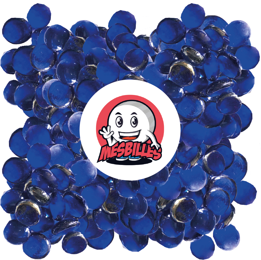 1 Flat marble 18 mm Blue-Night Magnifier