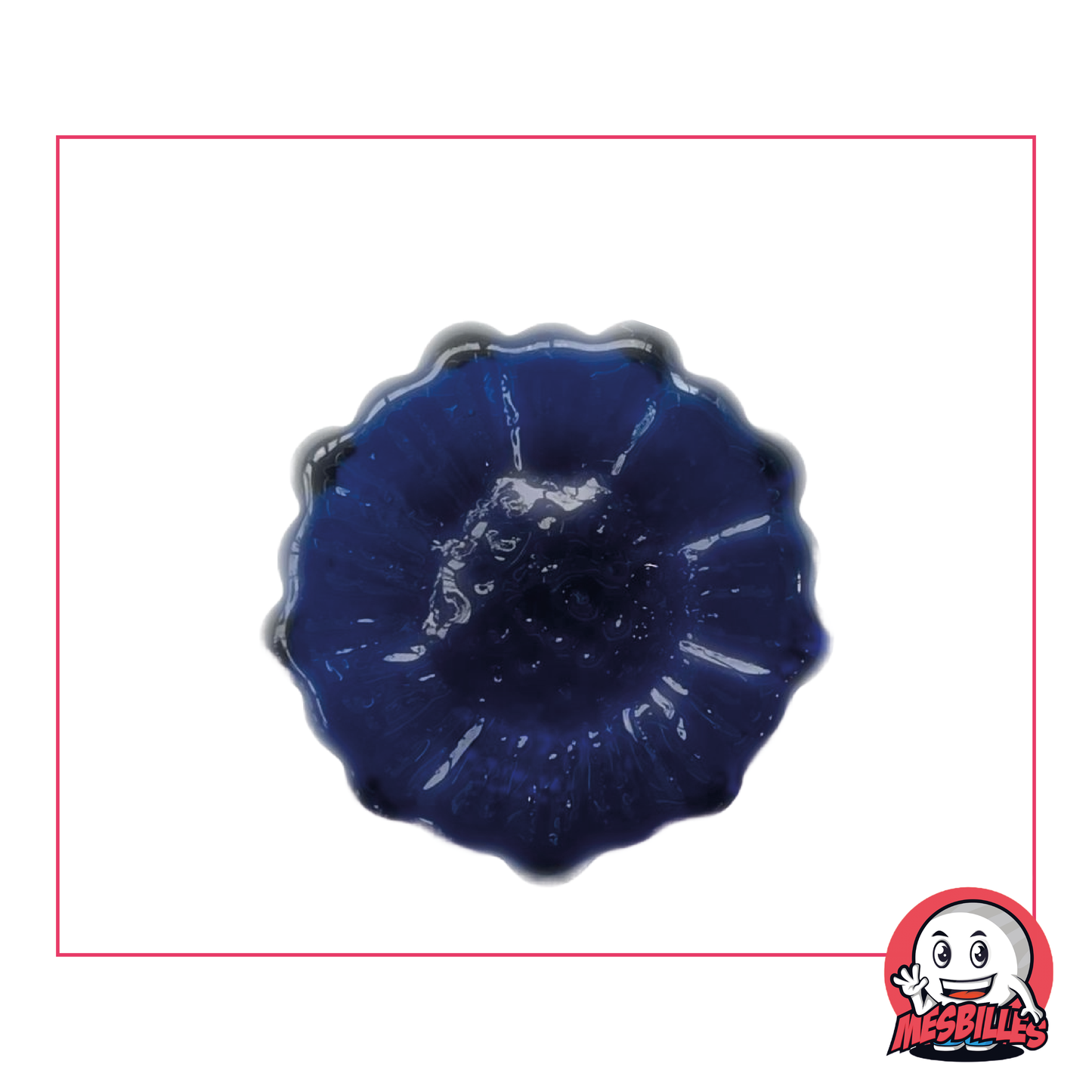 1 Midnight Blue Sunflower Marble