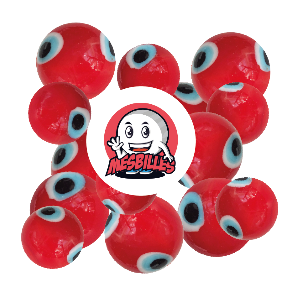 On My-Glassmarbles, you can choose your Kim'Play Collector Marbles one by one: here is the Kim'Play Zombie 16mm Collector Marble.