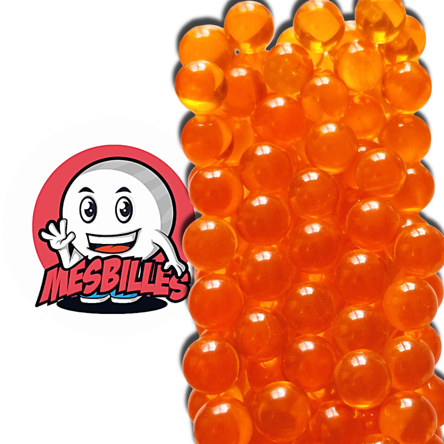 1 Orange Marble 08 mm