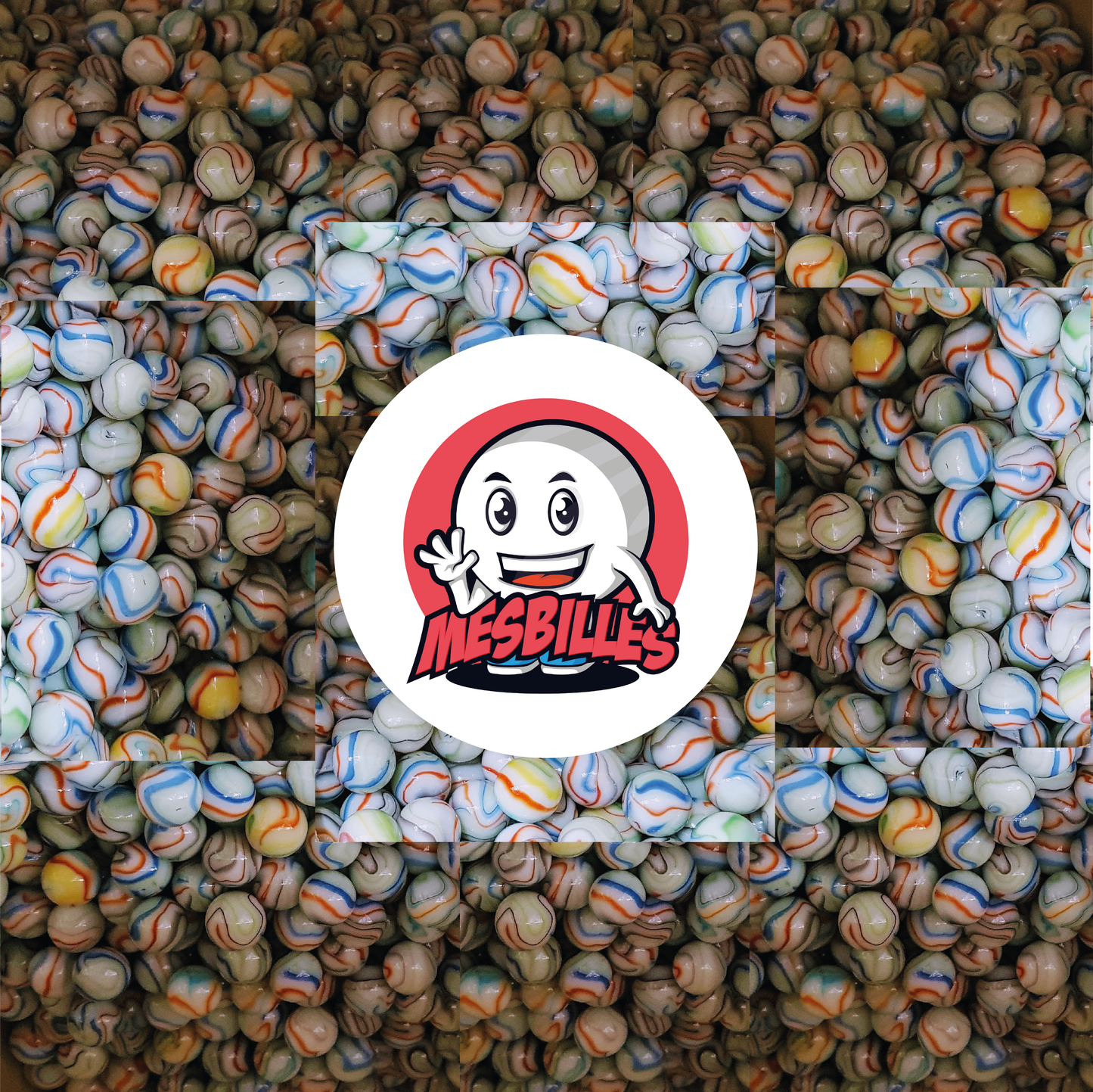 1 Marble Multi-shredded 50 mm