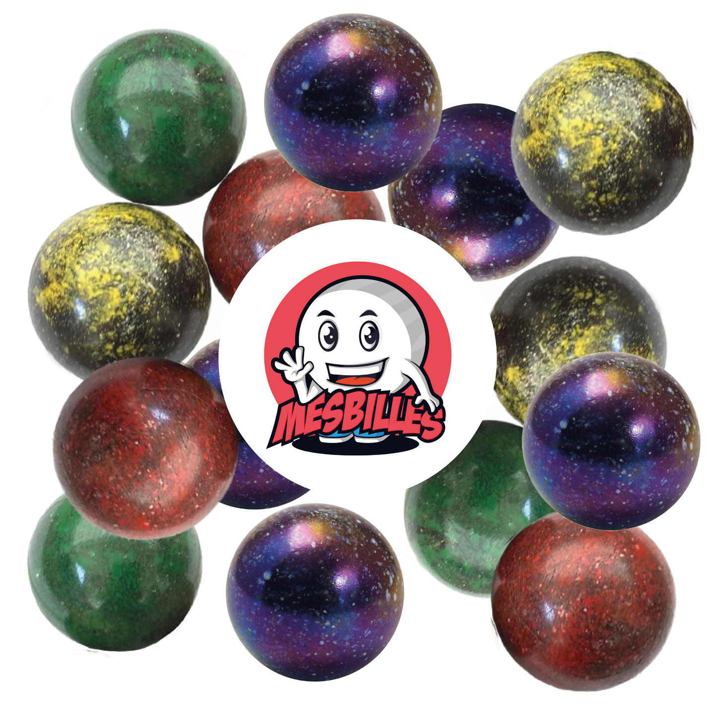 1 Marble Universe 25 mm