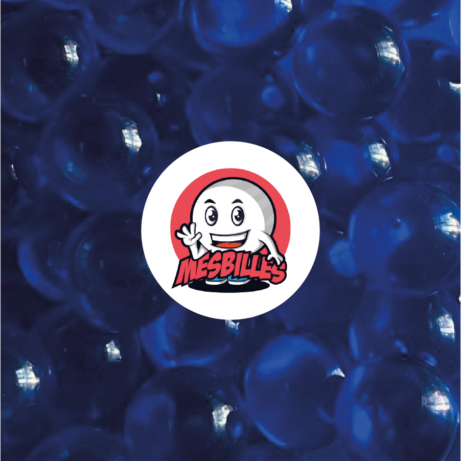 1 Soft-Translucent Marble, Midnight Blue, 14 mm