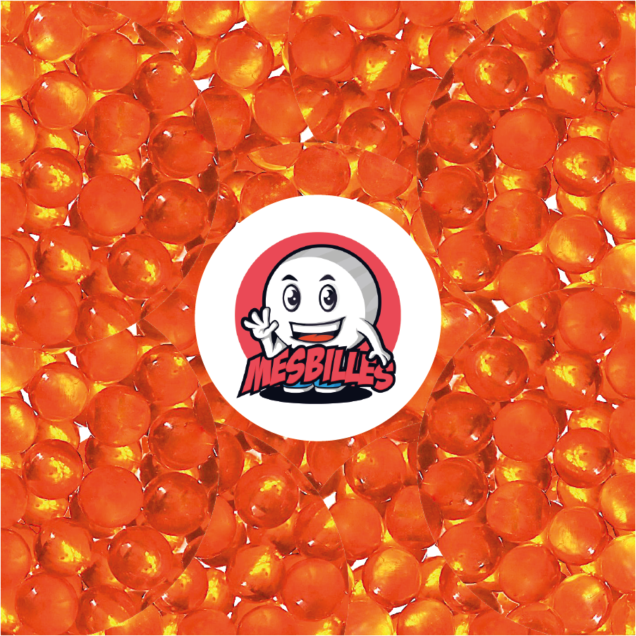 1 Orange Marble 06 mm