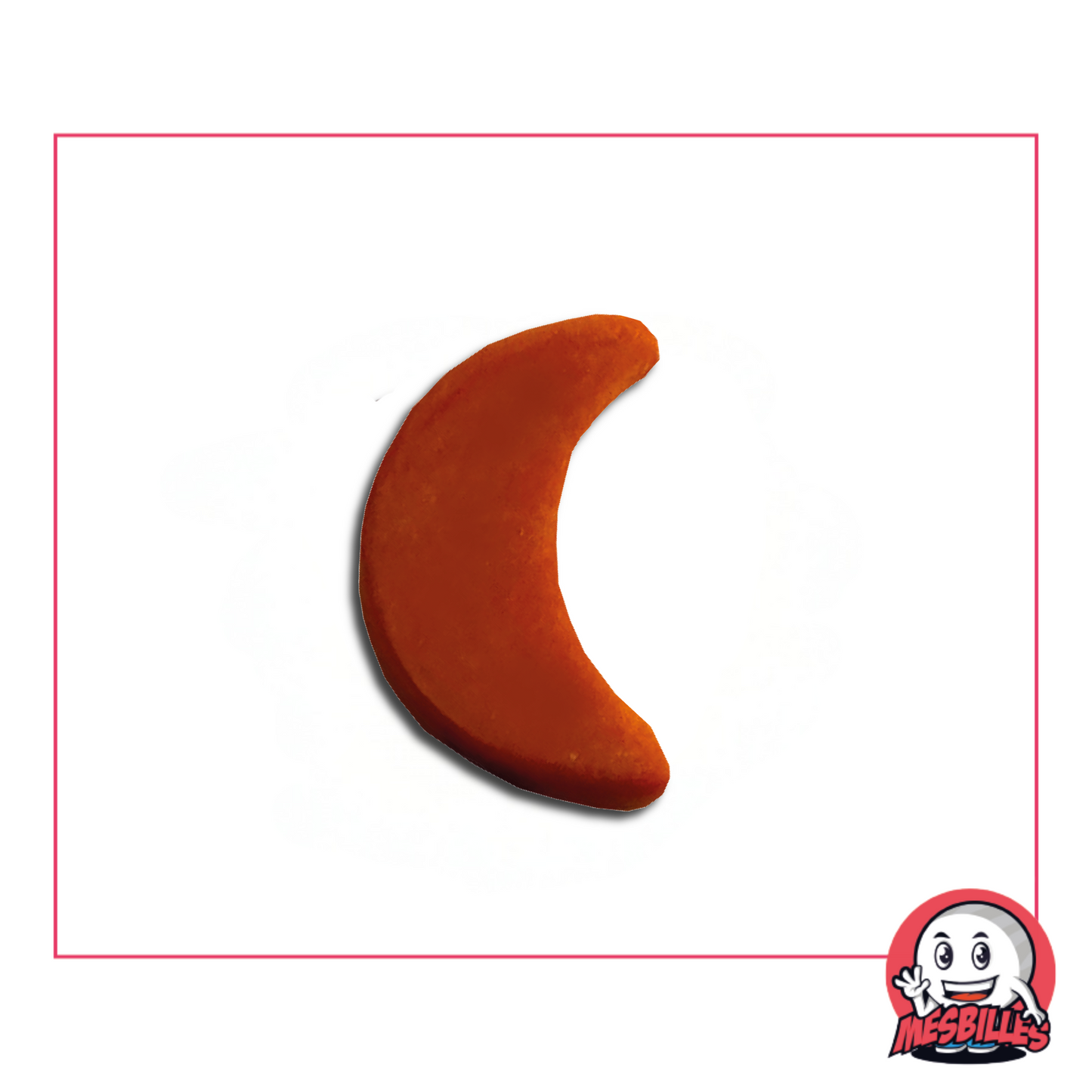 1 Marble Moon Pearl Orange Extra Flat