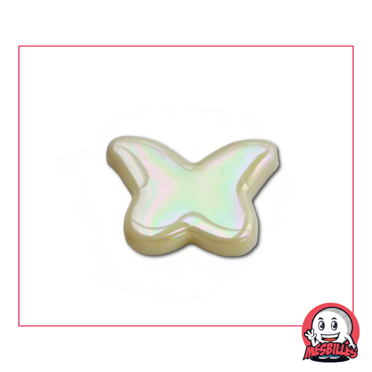 1 Marble Butterfly Beige Glossy extra-flat