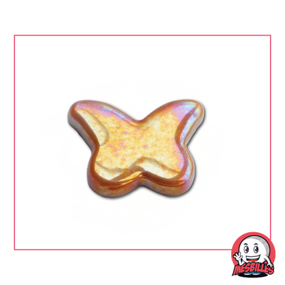 1 Marble Butterfly Caramel Glossy extra-flat