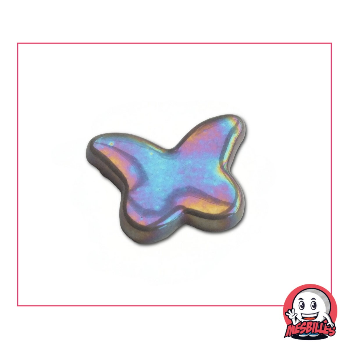 1 Marble Butterfly Grey Glossy extra-flat