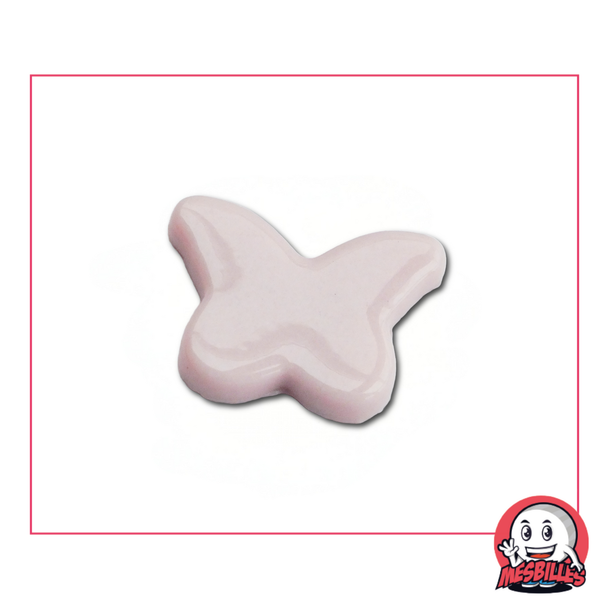 1 Marble Butterfly Pink Pearl extra-flat