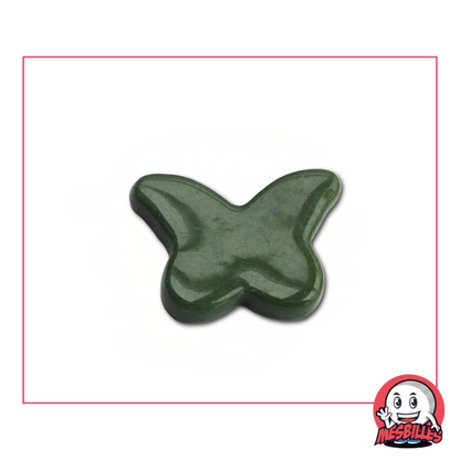 1 Marble Butterfly Green Pearl extra flat