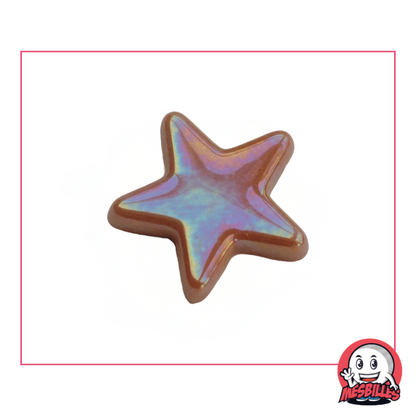 1 Marble star Glossy Brown extra-flat