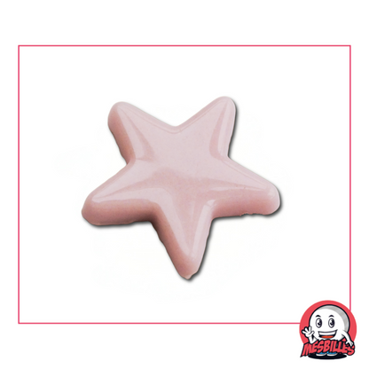 1 Extra Flat Pink Pearl Star Marble