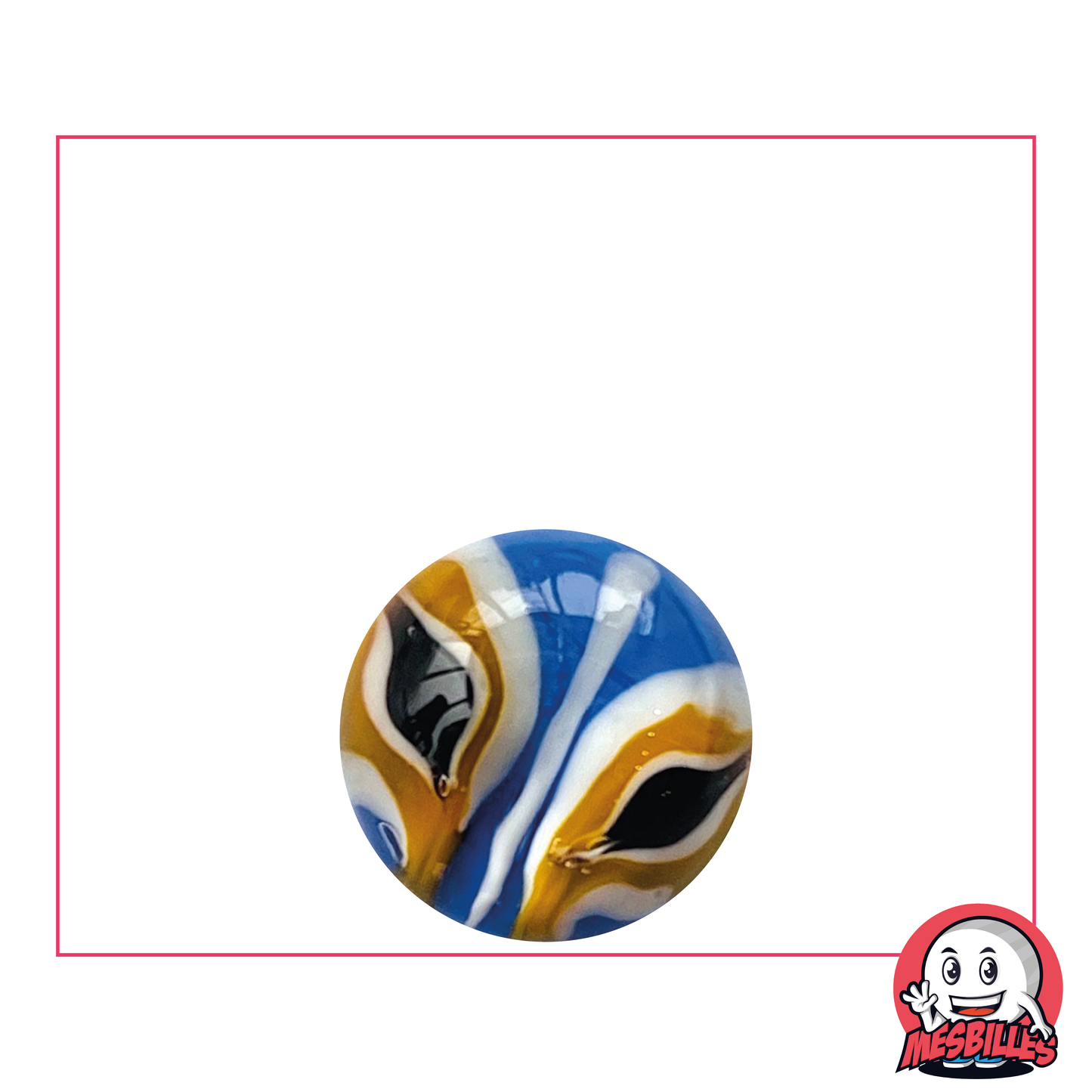 1 Blue Aloa Art marble 16 mm