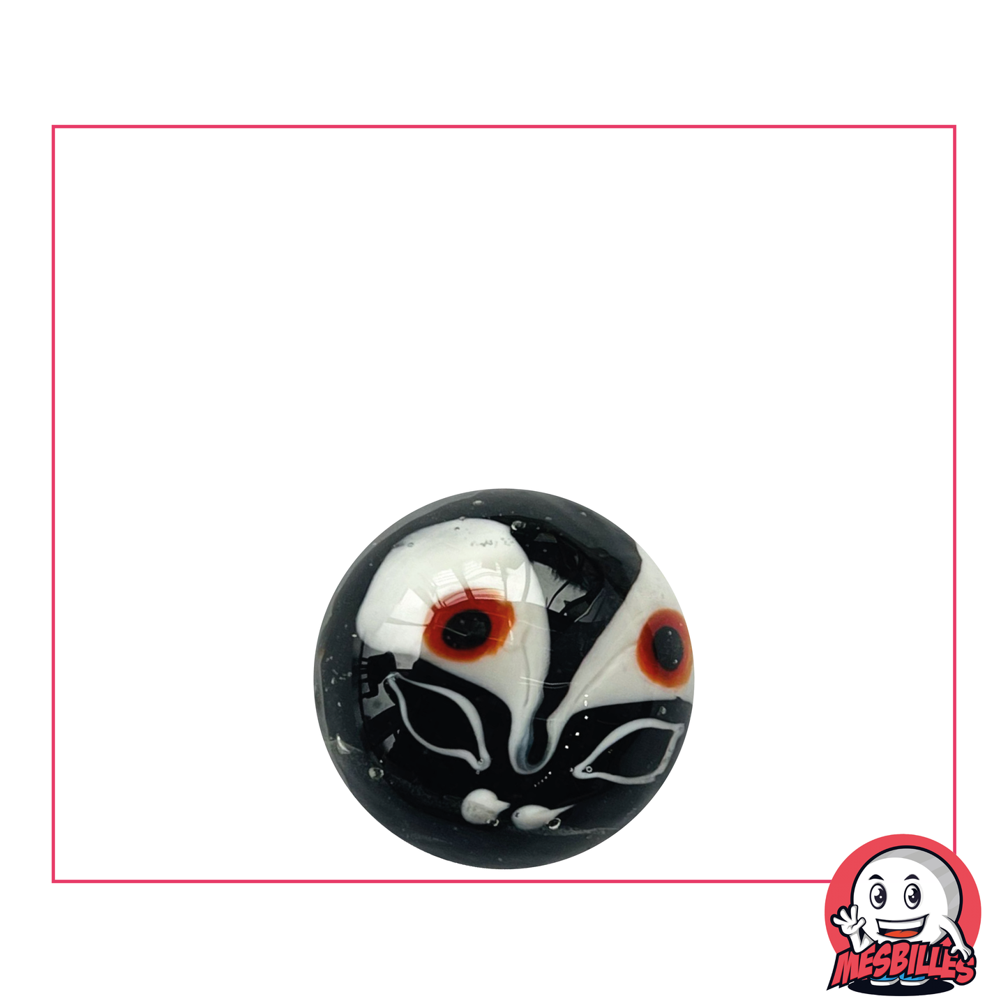 1 Black Aloa Art marble 16 mm