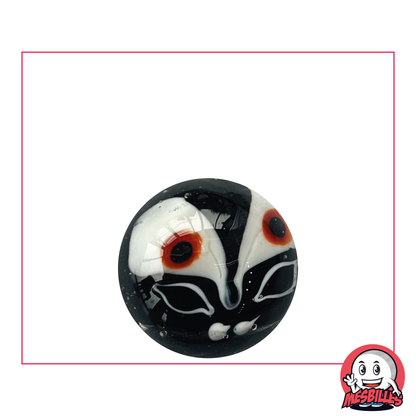 1 Black Aloa Art Marble 22 mm
