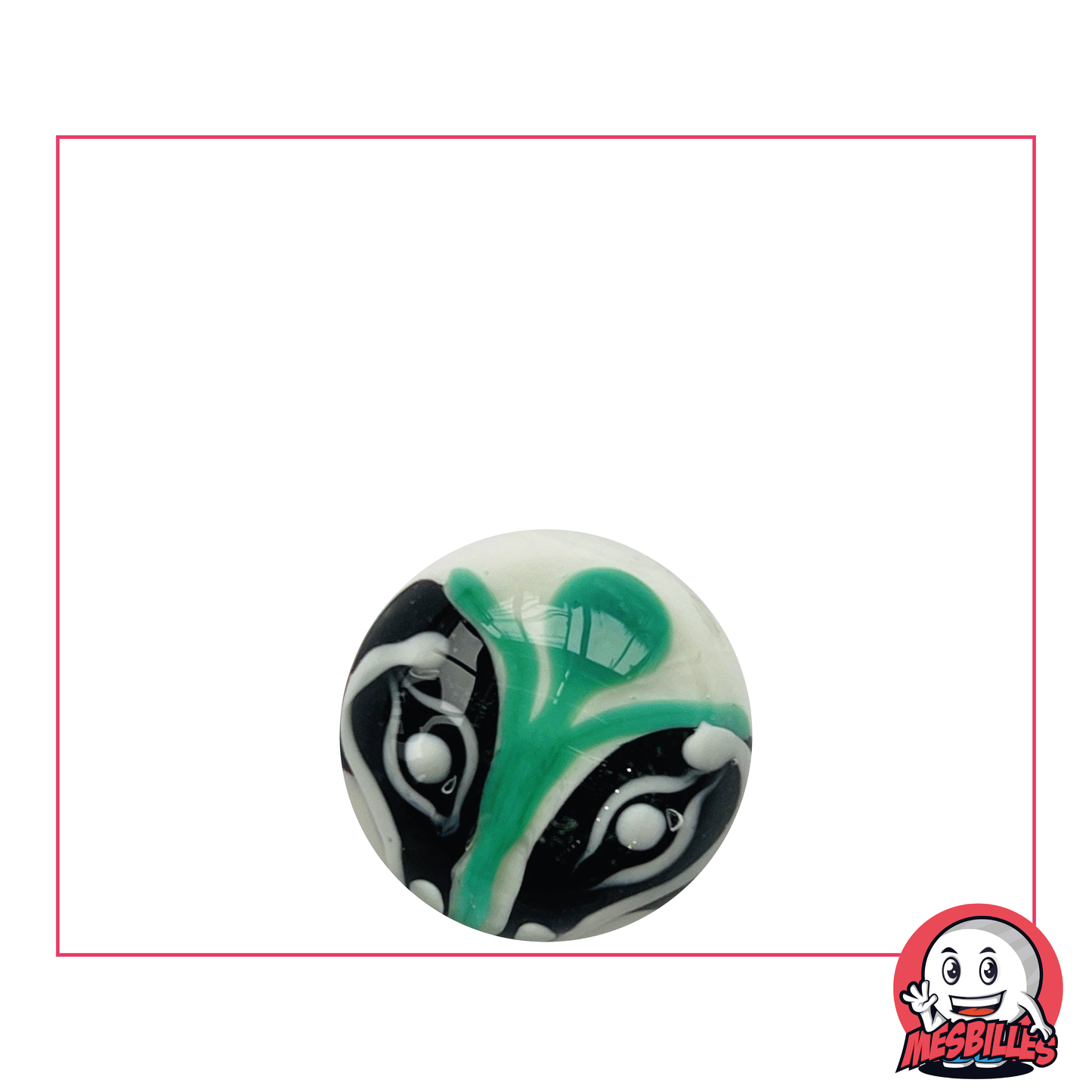 1 Green Aloa Art Marble 16 mm