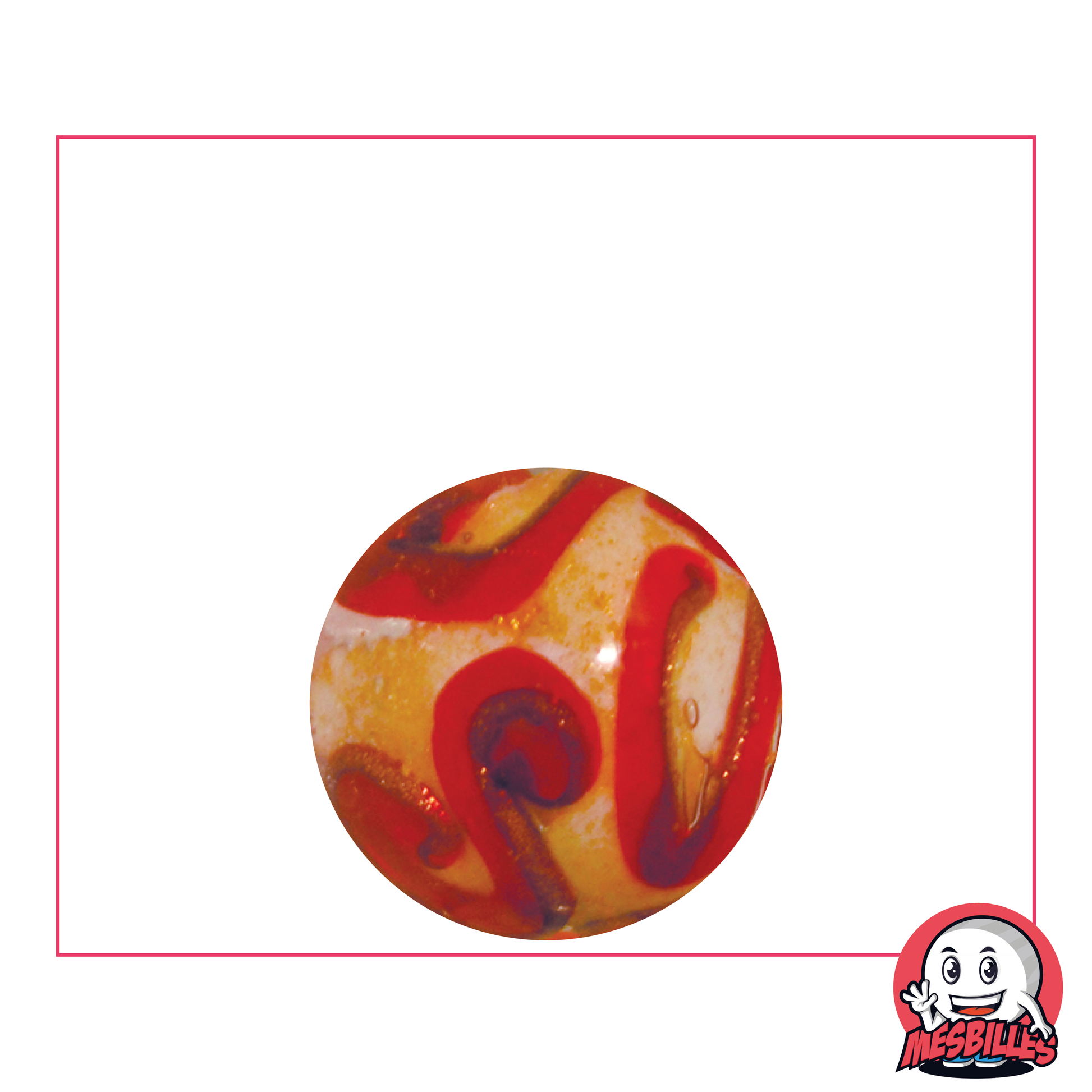 Red Marble Art Jewellery, a creative and decorative marble with red arabesques and gold glitter.