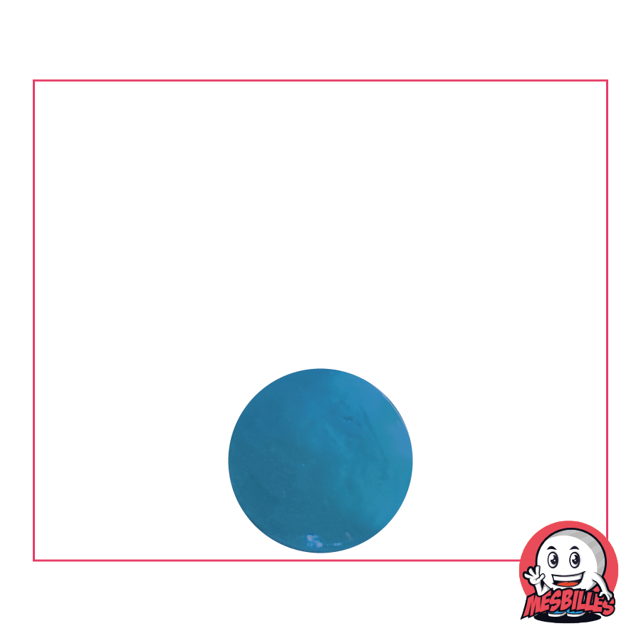 Mini Bohemian Crystal Marble - Translucent Light Blue - My-Glassmarbles