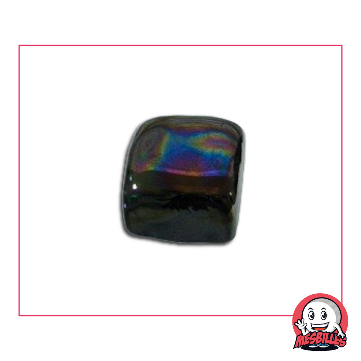 In the world of marbles, Shaped Marbles are the stars. My-Glassmarbles offers you this Translucent Black - Grey glass Marble.