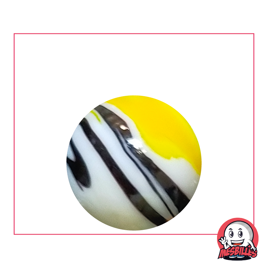 Marble Diabolic White 25 mm, the bewildering zebra mystery