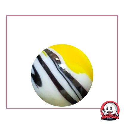 Marble Diabolic White 25 mm, the bewildering zebra mystery