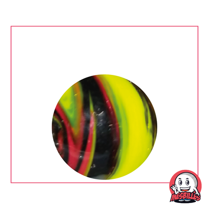 25mm Black Diabolic Marble, The Batman of Marbles