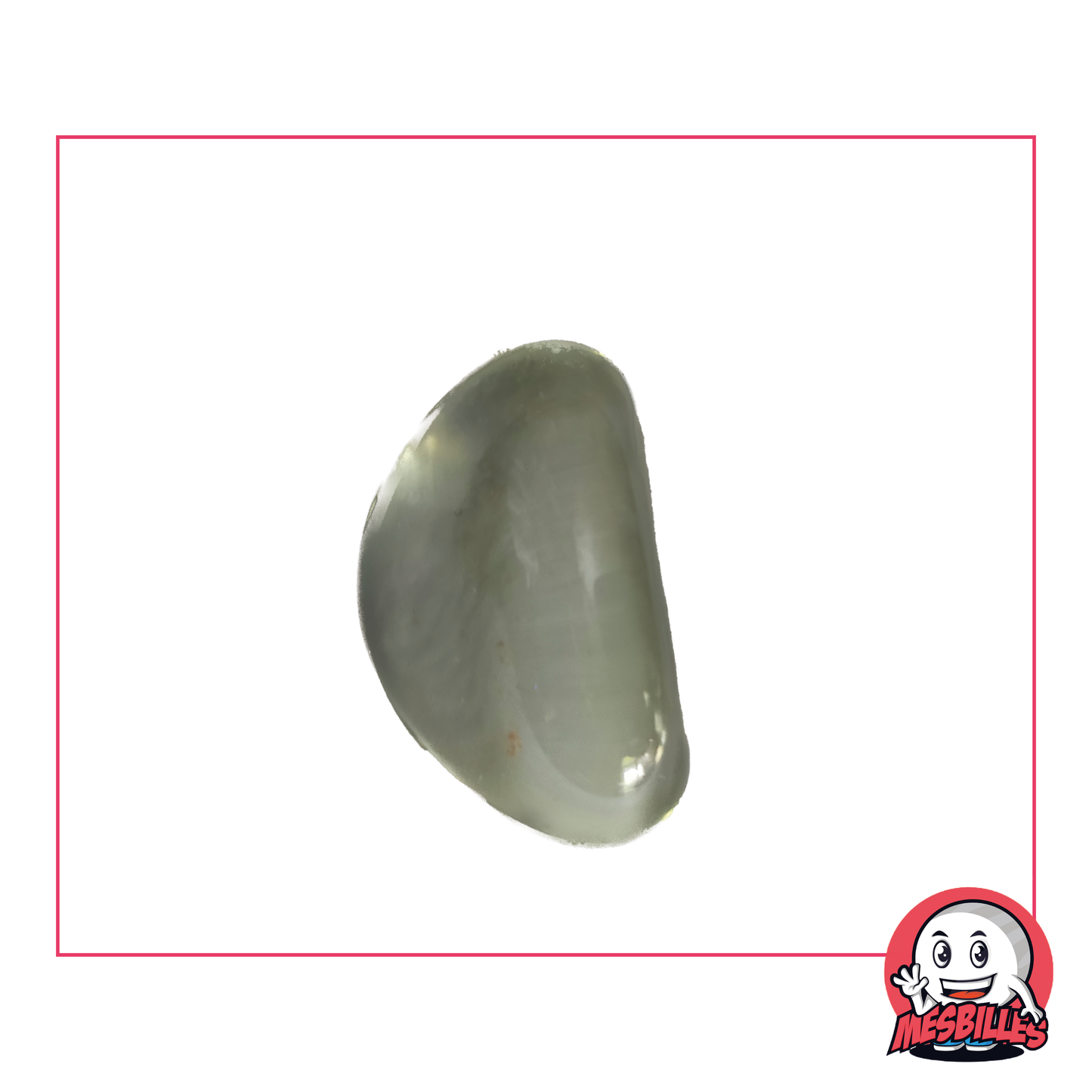 Crystal-coloured Marbles in translucent glass, 25x15 mm, add a magical touch to any artistic or decorative creation.