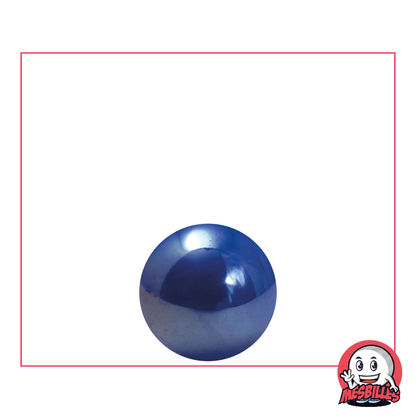 1 Glossy Blue Marble 14 mm