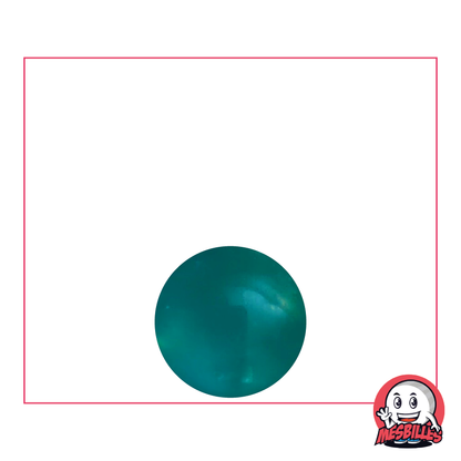 1 Duck Blue Soft-Translucent Marble 12 mm