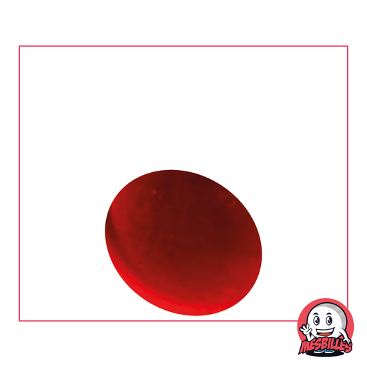 Very Large Red Marbles, Translucent Glass Flat Marbles, 3cm China Marbles