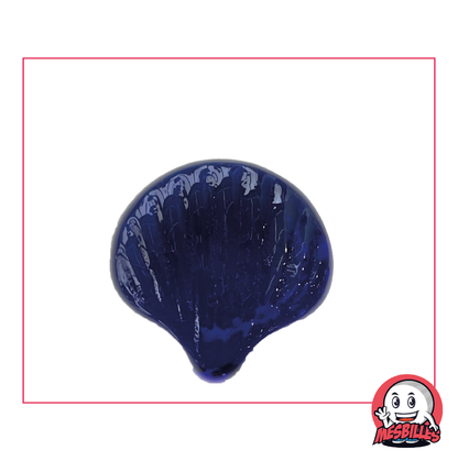 Lake Shell Bead Blue-Night in Translucent Glass - Amazing Collection and Game - My-Glassmarbles