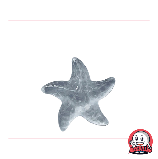 Marble Extra-flat Starfish in Translucent Crystal Glass - My-Glassmarbles