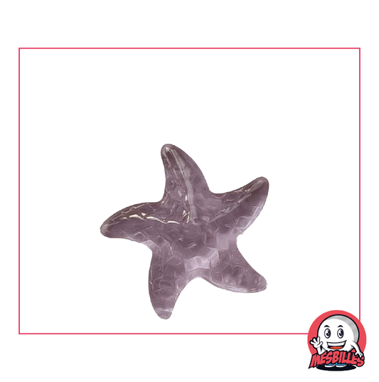 Etoile de Mer Extra-Large Clear Pink Translucent Glass Marble Bead - My-Glassmarbles