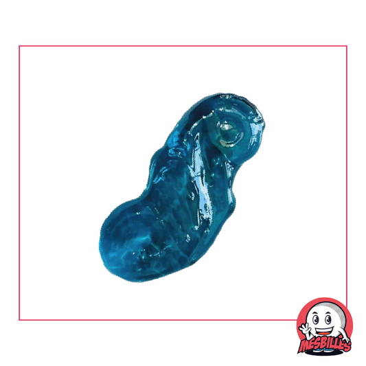 30 mm Shaped Marble Seahorse in Intense Blue Translucent Glass - My-Glassmarbles