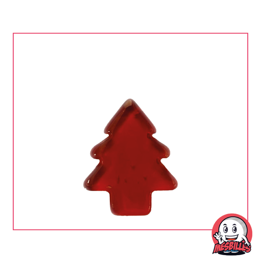 Extra-Flat Fir Red Translucent Glass Marble - Decoration and Party Games - My-Glassmarbles