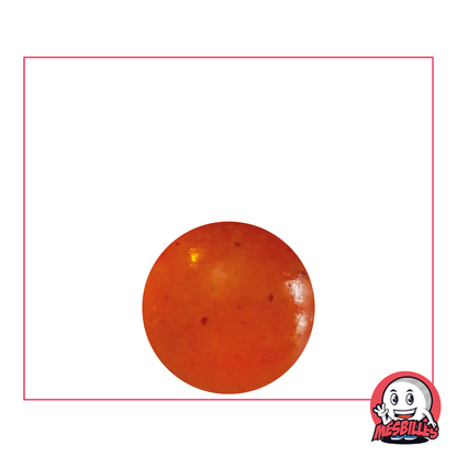 16 mm Glass Marble Orange Blur | A Sweetness for Marbles Bags