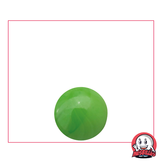 Bead Pearl Opaque Green 14 mm Glass Bead | My-Glassmarbles - My-Glassmarbles