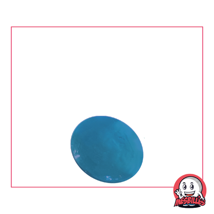 1 Flat Marble, Soft-Translucent Blue-Light 18 mm