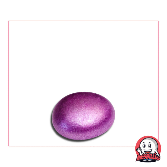 Cette bille Plate Métallisé Rose est également nommée Bille Galet en Verre, elle est utilisée pour Jouer, Décorer ou Collectionner. La bille plate rose métallisée : un éclat audacieux en verre !