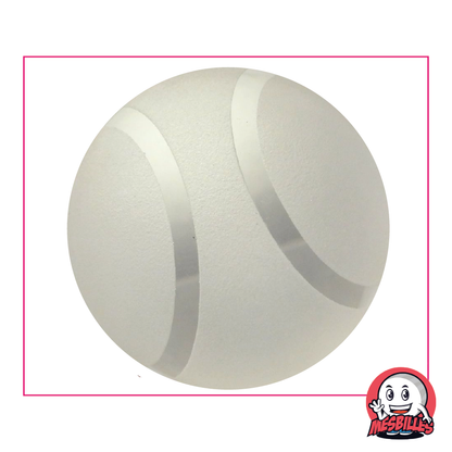 50 mm Glass Frosted Tennis Marble - My-Glassmarbles Art Collection