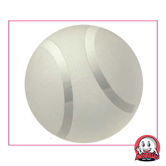 50 mm Glass Frosted Tennis Marble - My-Glassmarbles Art Collection