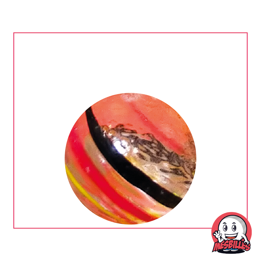 Black Tortilla Marble 25 mm, the marble equivalent of espresso coffee, dominated in black