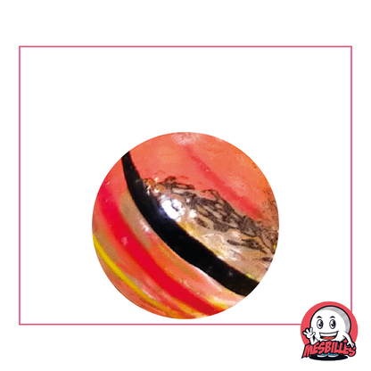 Black Tortilla Marble 25 mm, the marble equivalent of espresso coffee, dominated in black