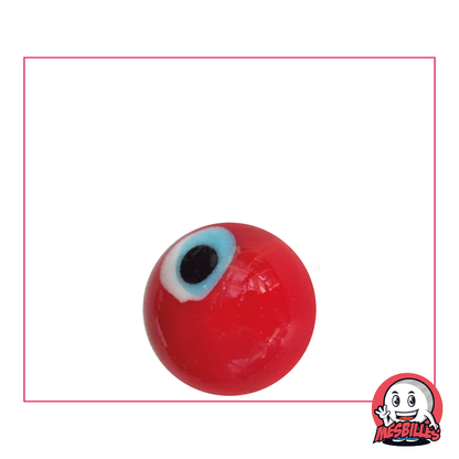 Collector Marble Kim'Play Zombie 16 mm - My-Glassmarbles sell them individually