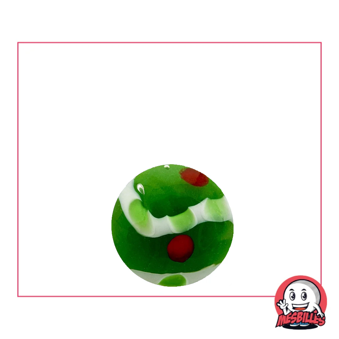 1 Green Fiesta Art Marble 16 mm