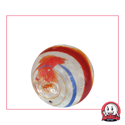 Cyclone Marble Red and Blue by Kim'Play A 25 mm Whirlwind to Grab